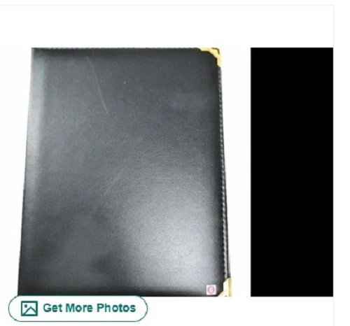 Leather Menu Card Folders