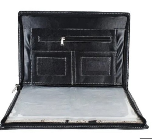 Leatherette Document File Folder