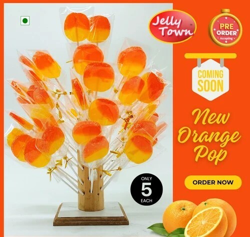 Orange Jelly Pop