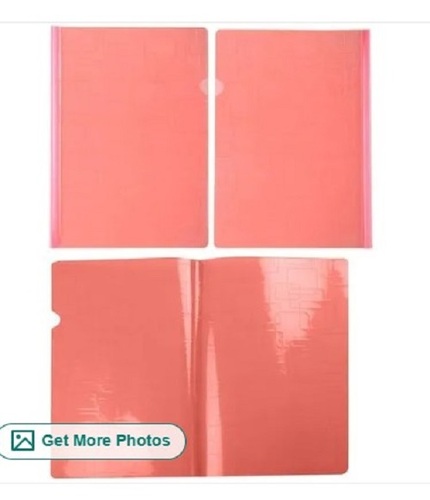 Pink Transparent Plastic Stick File - Various Sizes Lightweight Easy to Clean Safe Document Storage for Long-Term Use