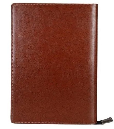 Plain Design Leather Portfolio File Folder