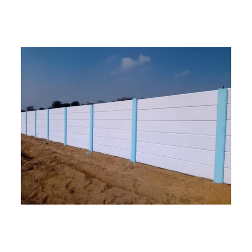Precast RCC Garden Wall - M30 Grade, 50mm Thickness | Durable, Precast Design for Boundary Wall & Site Office Use