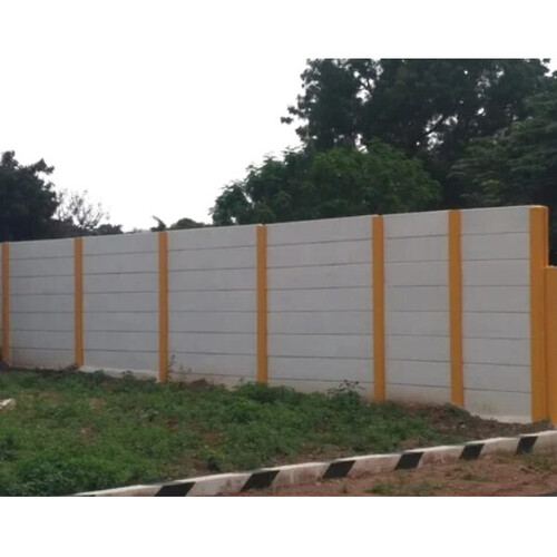 RCC Precast Boundary Wall - 50mm Thick Security Panel Build | Durable, Color Coated, Precast for Boundary Wall & Site Office