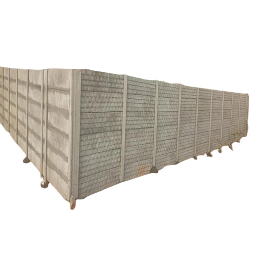 RCC Precast Compound Wall - 9 Feet Height, 4 Inch Thick, Grey Rectangular Design | Durable Boundary Wall Solution