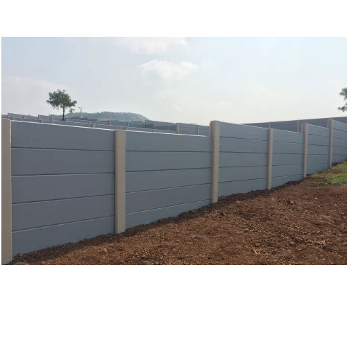 RCC Readymade Compound Wall - 150-300 mm Thickness, 10 Feet Height, Color Coated Finish | Durable, Precast, Ideal for Boundary Wall & Site Office