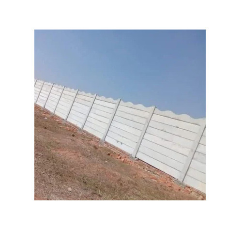 Readymade RCC Compound Wall - 8 Inch Thickness 10 Feet Height | Durable Precast Boundary Wall & Site Office Use