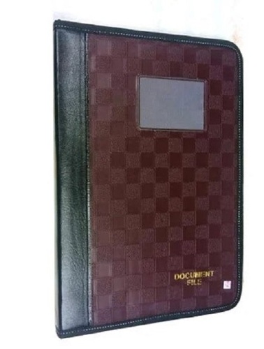Rectangular Leather File Folders