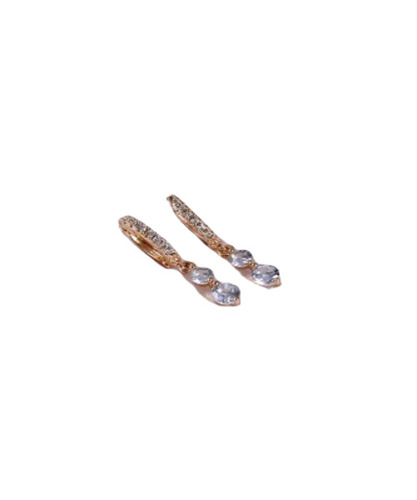 Rose Gold American Diamond Earring