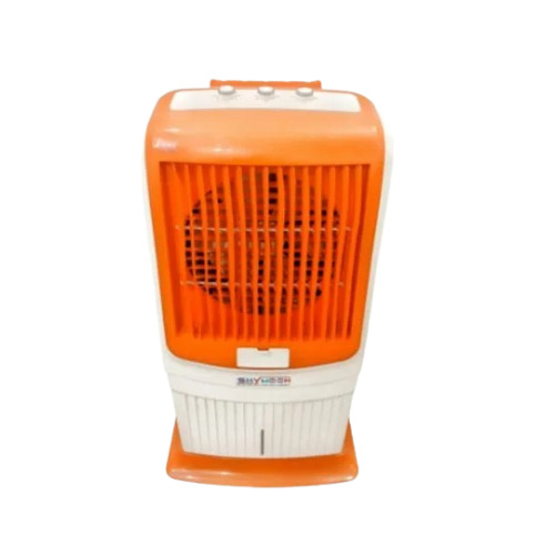Tower Air Cooler - 90L Tank Capacity, Black and Blue Plastic Finish, Manual Cleaning, Floor Standing with Easy Movability