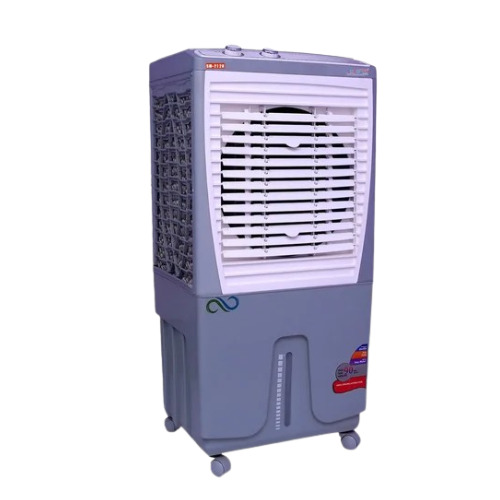 SHYMOON Tower Air Cooler - 70L Tank Capacity, 40ft Air Throw Coverage | Manual Cleaning, Floor Standing, Castor Wheels, Available in Green, White, Blue, Brown, Black