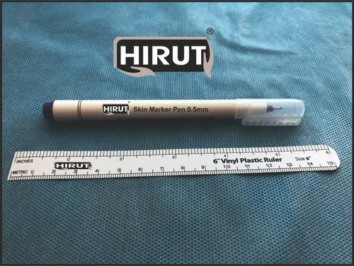 Surgical Skin Marker - Plastic Material 25 Pieces Per Pack Violet Color Dark Violet Ink | Designed for Hospital Use