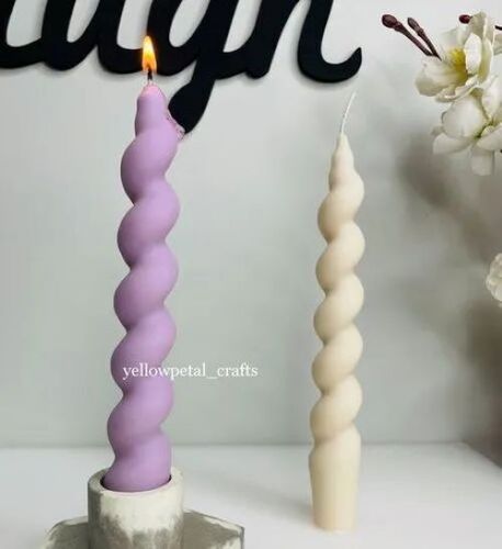 Twisted And Spiral Pillar Candle