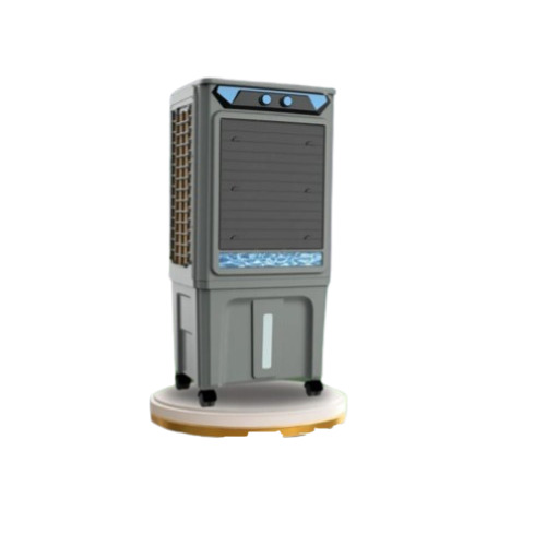 Plastic Tower Air Cooler - 70L Tank Capacity, 20FT Air Throw Coverage | Honeycomb Pads, Humidity Control, Floor Standing, Caster Wheels, 2 Year Warranty