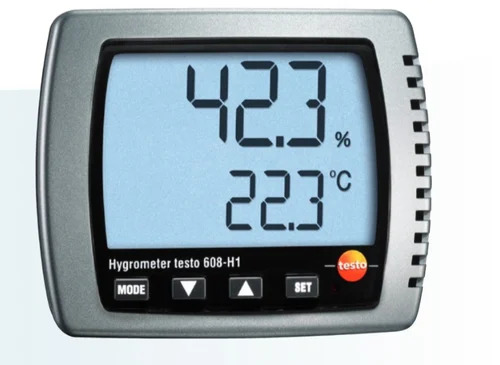 Digital Anemometer - Plastic Material, -40a C To +70a C Temperature Range, Gray Lcd Display, 1% Accuracy, 168g Weight, 9v Battery Powered