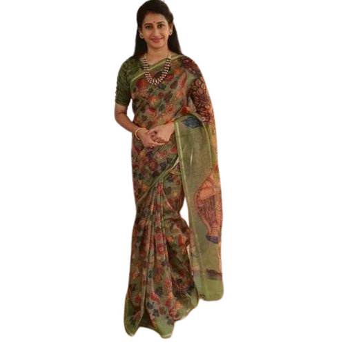 linen saree