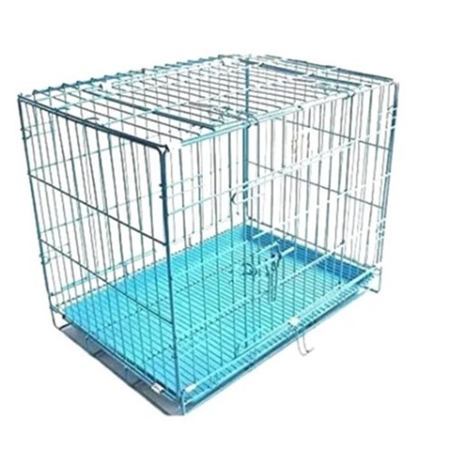 Dog and Rabbit Cage - Iron, All Sizes, Blue Color | Versatile Home Purpose Design, Suitable for Dogs and Rabbits