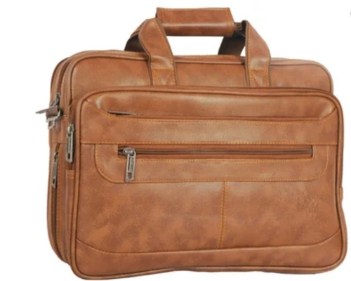 Executive Laptop Bag - Artificial Leather, Unisex Design | Professional, Durable, Spacious, Stylish, Organized, Secure, Comfortable, Versatile, High-Quality, Modern