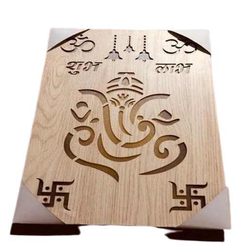 Ganesh Laser Cut Wooden Led Frame