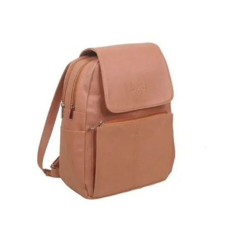 Girls Brown College Leather Bag