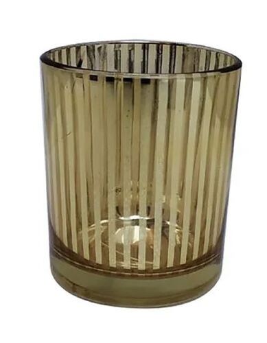 Elegant Scented Candle Set - 3x3 Inch Premium Quality, Smoky Brown Reusable Glass, Long-Lasting Burn with Warm Glow and Handmade Design
