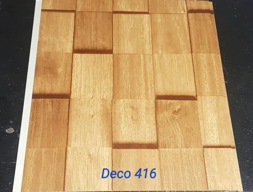 PVC Exclusive Panel - 6-8 Millimeter Thickness, Multiple Sizes and Colors - Water-Resistant, Lightweight, Scratch-Resistant, Elegant Finish, Low Maintenance
