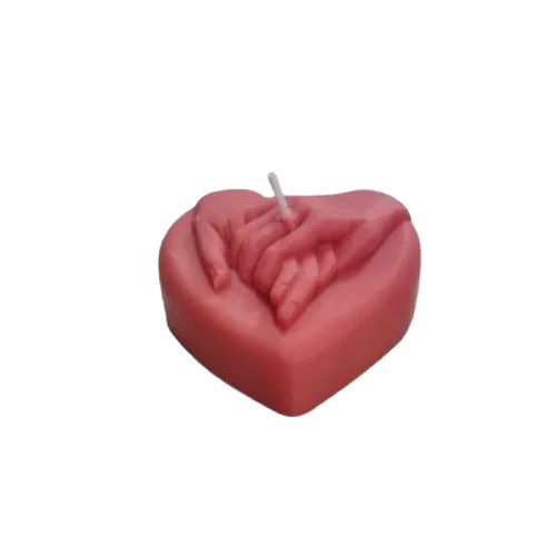 Rose Fragrance Heart Candle