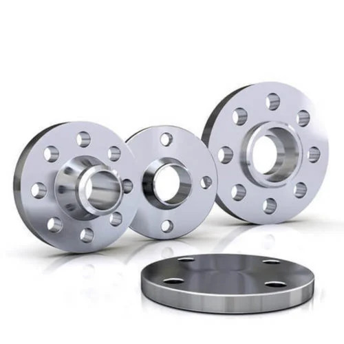 Round 304 Stainless Steel Flange - High Strength, Corrosion Resistant, Rust Free | Highly Durable Silver Finish