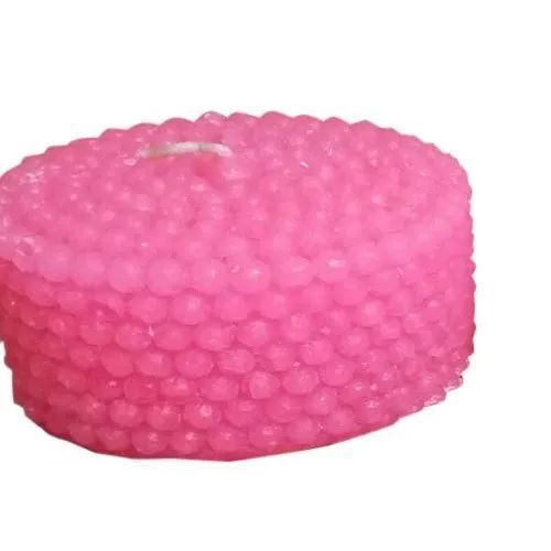 Round Pink Decorative Candles