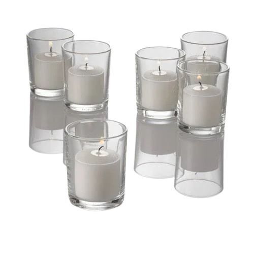 Transparent Glass Candle Votive