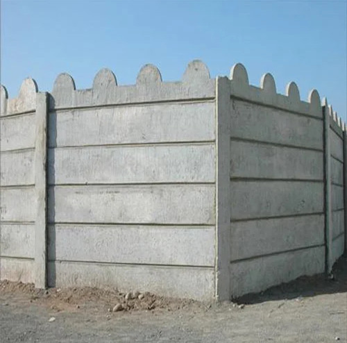 8 Feet Concrete Compound Wall