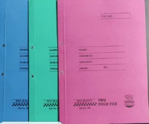 Blue Cardboard File Cover