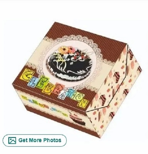 Craft Paper Cake Box - Square Shape, Various Sizes Available, White Tear-Resistant Paper | Keeps Cake Fresh for Hours, Quality Tested
