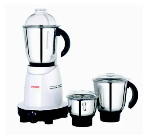 Electric Juicer Mixer Grinder - 3 Jars, 3 Speed Settings | Stainless Steel & Plastic, White & Black, Ideal for Home and Hotels