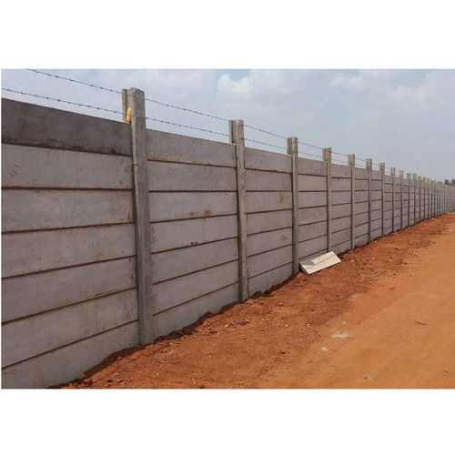 Industrial Concrete Compound Wall