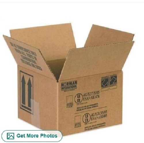 Paper Packaging Box - Square Shape Brown Color | Various Sizes Available Tested for Quality Standards Spacious Design New Products Only
