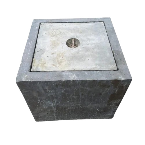 RCC Housing Chamber - 50 mm Thickness, 2ft Height, Grey Rectangular Design | Facilitates Efficient Sewer Pipe Cleaning