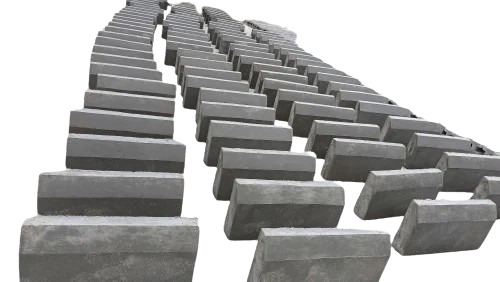 RCC Kerb Stone - 4"x12"x24" Grey Natural Stone | Reinforced Weather-Resistant Easy to Install Low Maintenance High Impact Strength