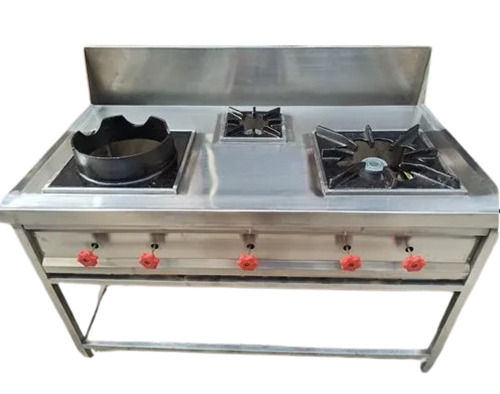 Steel 3 Burner Gas Range