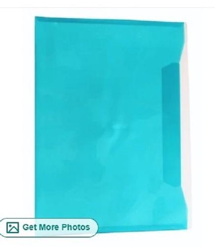 Blue Single Button PVC File