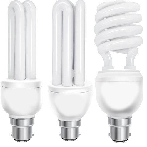 CFL Bulb - White, Plastic & Glass | Energy Efficient, Lightweight, Shock & Heat Resistant, Easy to Install, 1 Year Warranty