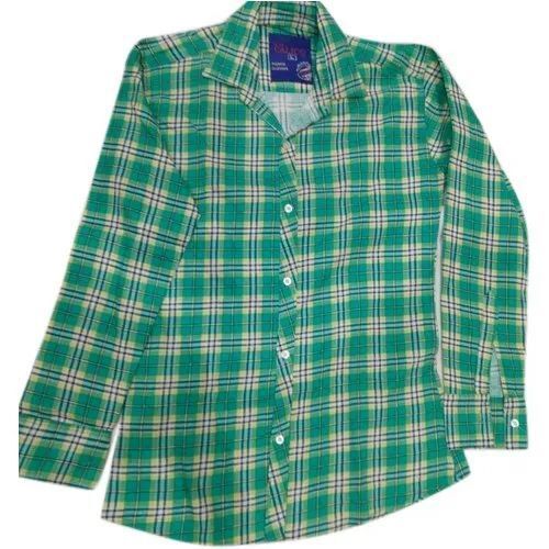 Checkered Regular Fit Casual Cotton Shirt