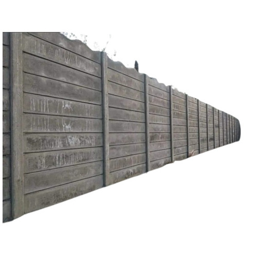 Compound Wall - Eco Friendly Precasted Concrete, 6 Feet Grey, Easy to Assemble for Home and Worksite