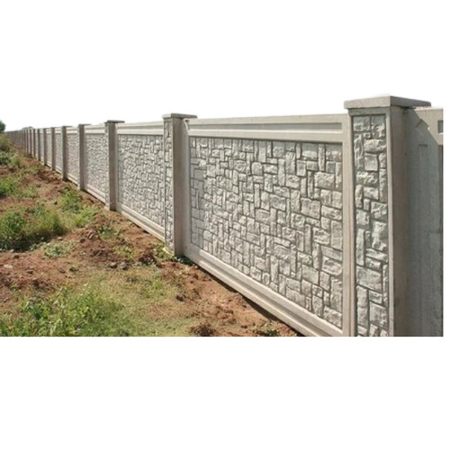 Concrete Compound Wall - RCC Material, 5 Feet Height | Eco Friendly, Precasted, Easy to Assemble for Home and Worksite