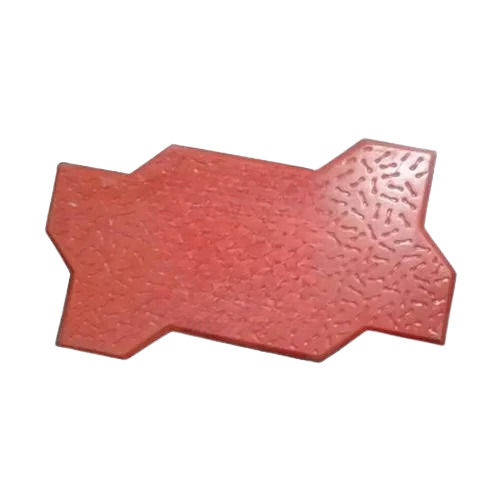 Interlocking Paver Blocks - Concrete, 80MM Thickness, Zigzag Shape, Red Color | BRHC Quality, Ideal for Pavement