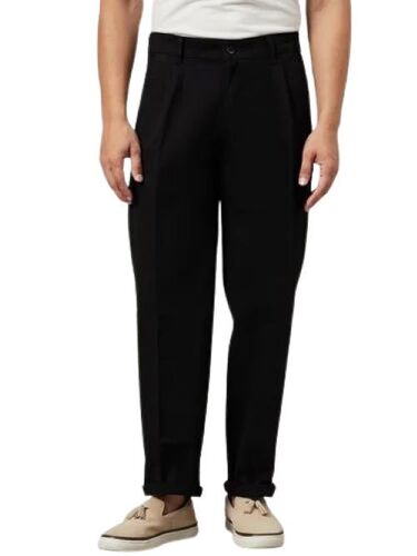 Cotton Pleated Trousers