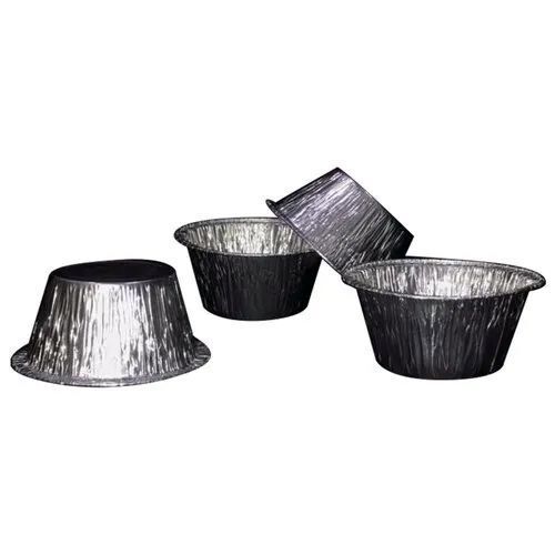 Premium Disposable Aluminium Foil Bowl - 50 Piece Pack, 150 Ml Capacity, Eco-Friendly, Leak-Proof, Durable, Food-Grade, Biodegradable, Round Silver Design