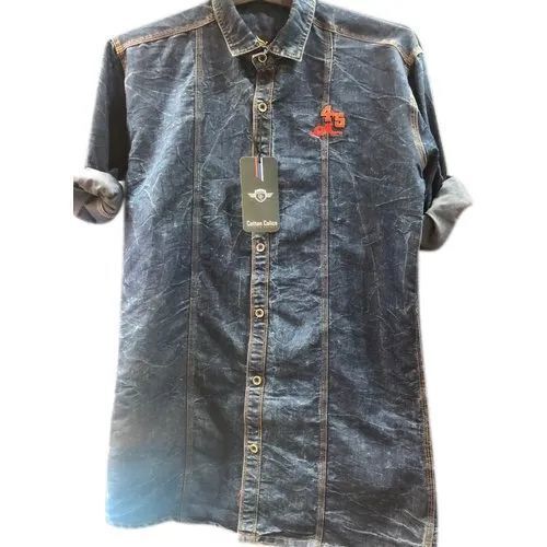 High Design Mens Casual Denim Shirt