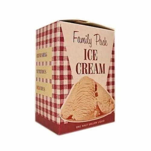 Ice Cream Packaging Box - Finishing: Glossy Lamination