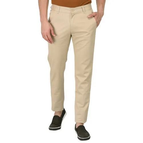 Men Casual Cotton Chinos Trouser