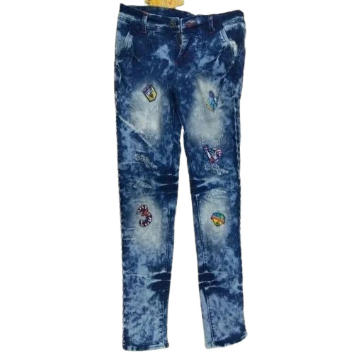 Men's Stretchable Faded Blue Denim Jeans - All Size, Breathable, Quick Dry, Anti Wrinkle, Normal Wash